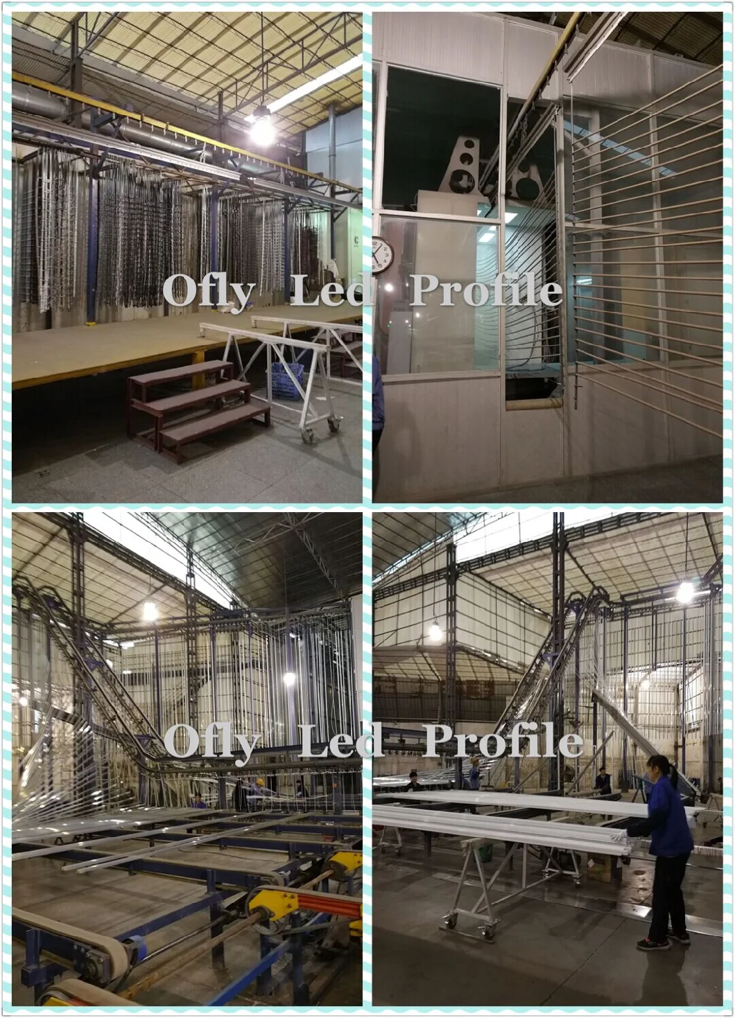 Ceiling Recessed Mounted LED Aluminum Profile for LED Strip Lights Architectural Lighting Project