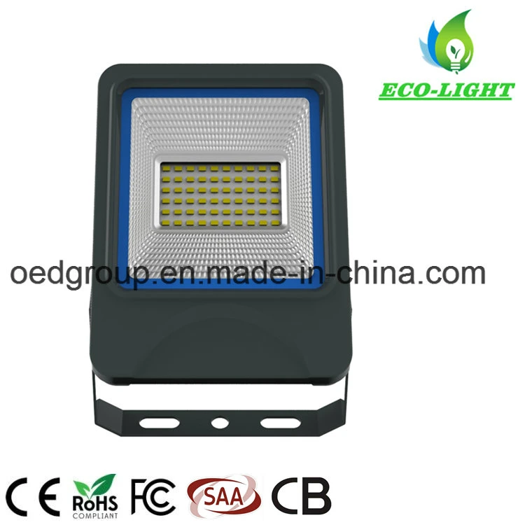 IP66 Outdoor Waterproof Architectural Lighting 85-265V 30W RGB SMD LED Flood Light