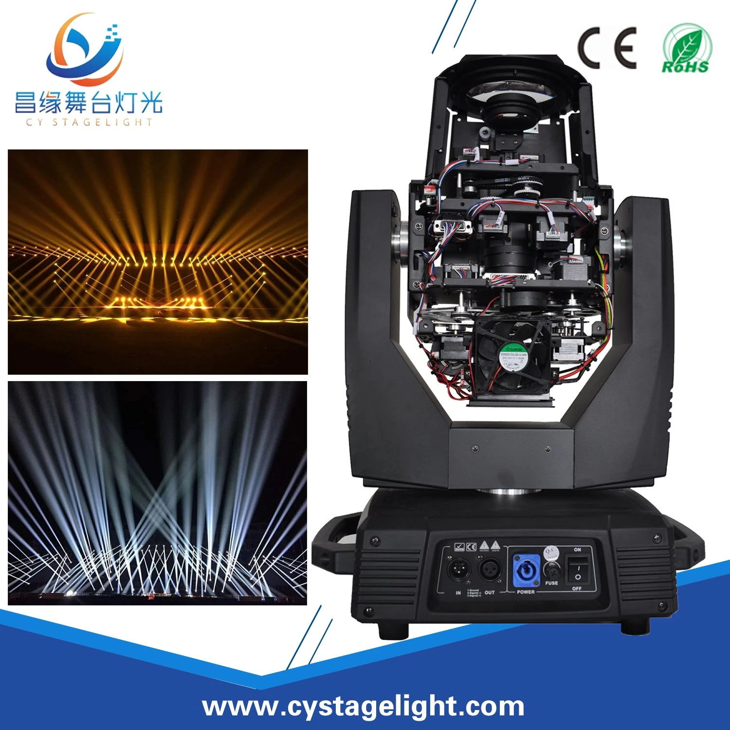 Stage equipment lighting 380W beam/spot/wash three-in-one moving head stage light