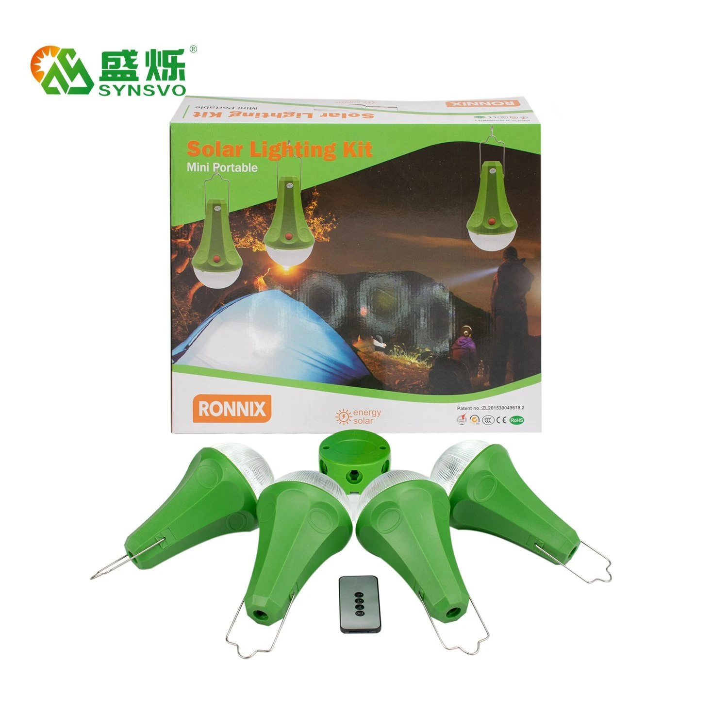 LED Lights Outdoor Lighting Solar Lights with 4PCS Lights