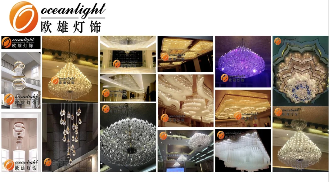 Chandelier Engineering Hotel Project Lighting Chandelier Lighting Crystal Chandelier Wedding Decoration