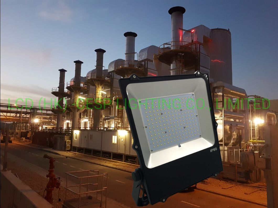 LED Flood Light PLC Control Dimmer IP66 Waterproof Exterior Lighting Fixture Flood Lights Wall Bracket Mount LED Floodlight Area and Recreational Floodlights