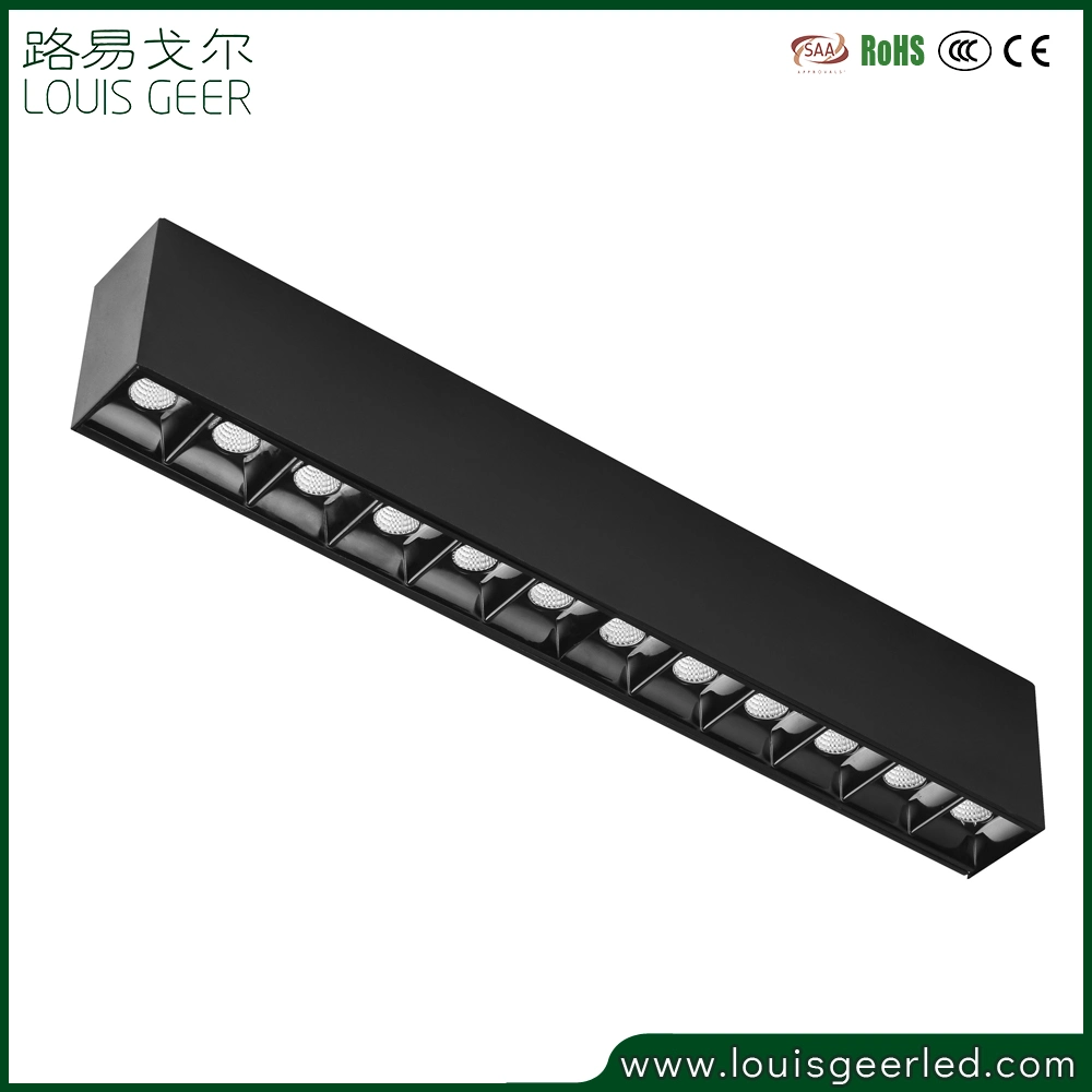 Magnetic Track Lighting Manufacturing CRI85 100lm/W 5000K Magnetic Track Rail LED Track Light