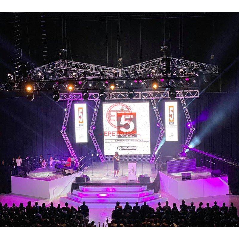 Square Spigot Stage Design Lighting Equipment Event Rental Durable Roof Trusses