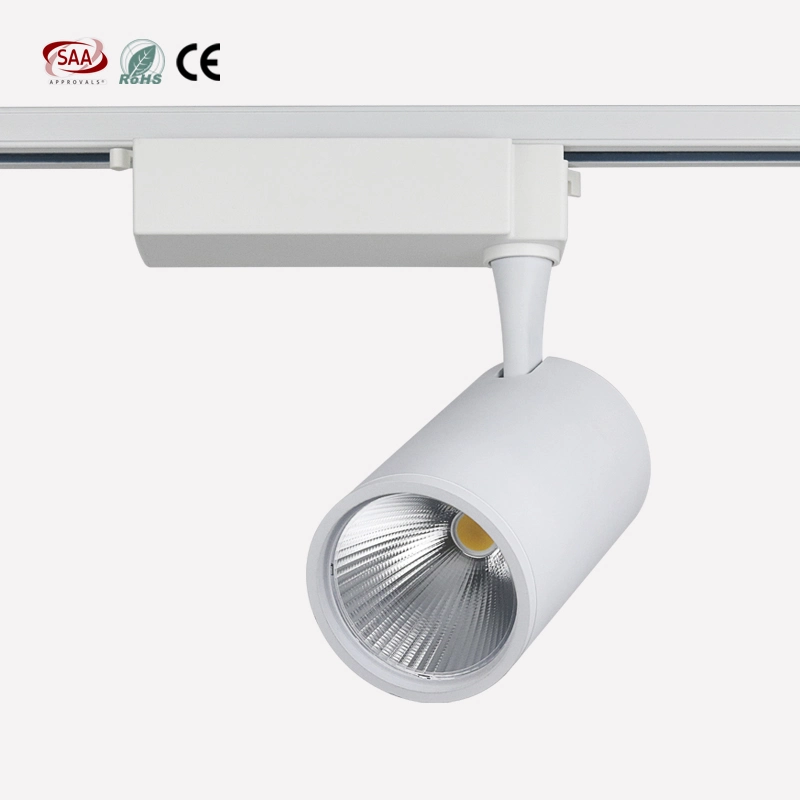 Commercial Indoor Lighting CREE High Color Rendering Index Lighting 12W 15W COB LED Track Light for Gallery Museum