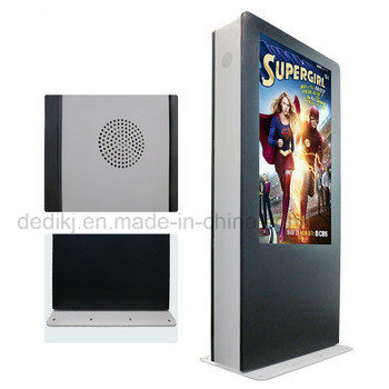 Dedi IP65 Floorstanding Digital Signage Full HD Outdoor LCD Screen, Freestanding Outdoor Digital Signage