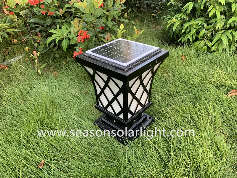 2 in 1 LED Lighting Outdoor Solar Post Light for Garden Landscape Lighting