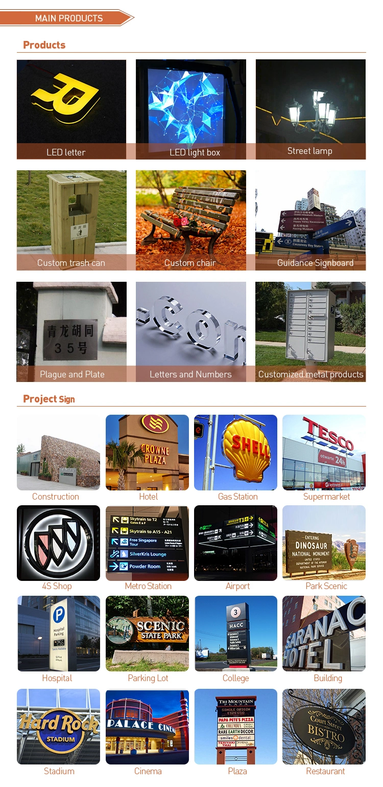 External Advertising LED Lighting Board Squarewall Mounted Light Box Signs for Bar Light Box Sign