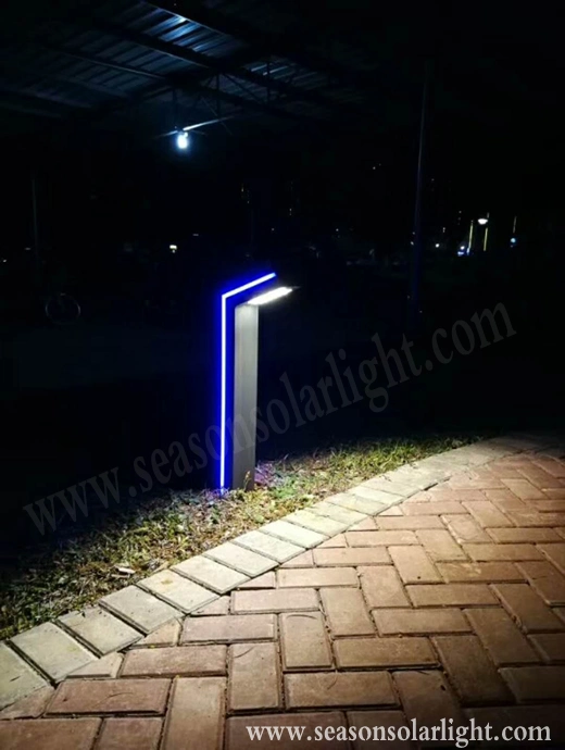 High Power LED Sensor Outdoor Lighting Landscape Solar LED Garden Lighting with Blue LED Strip Lighting