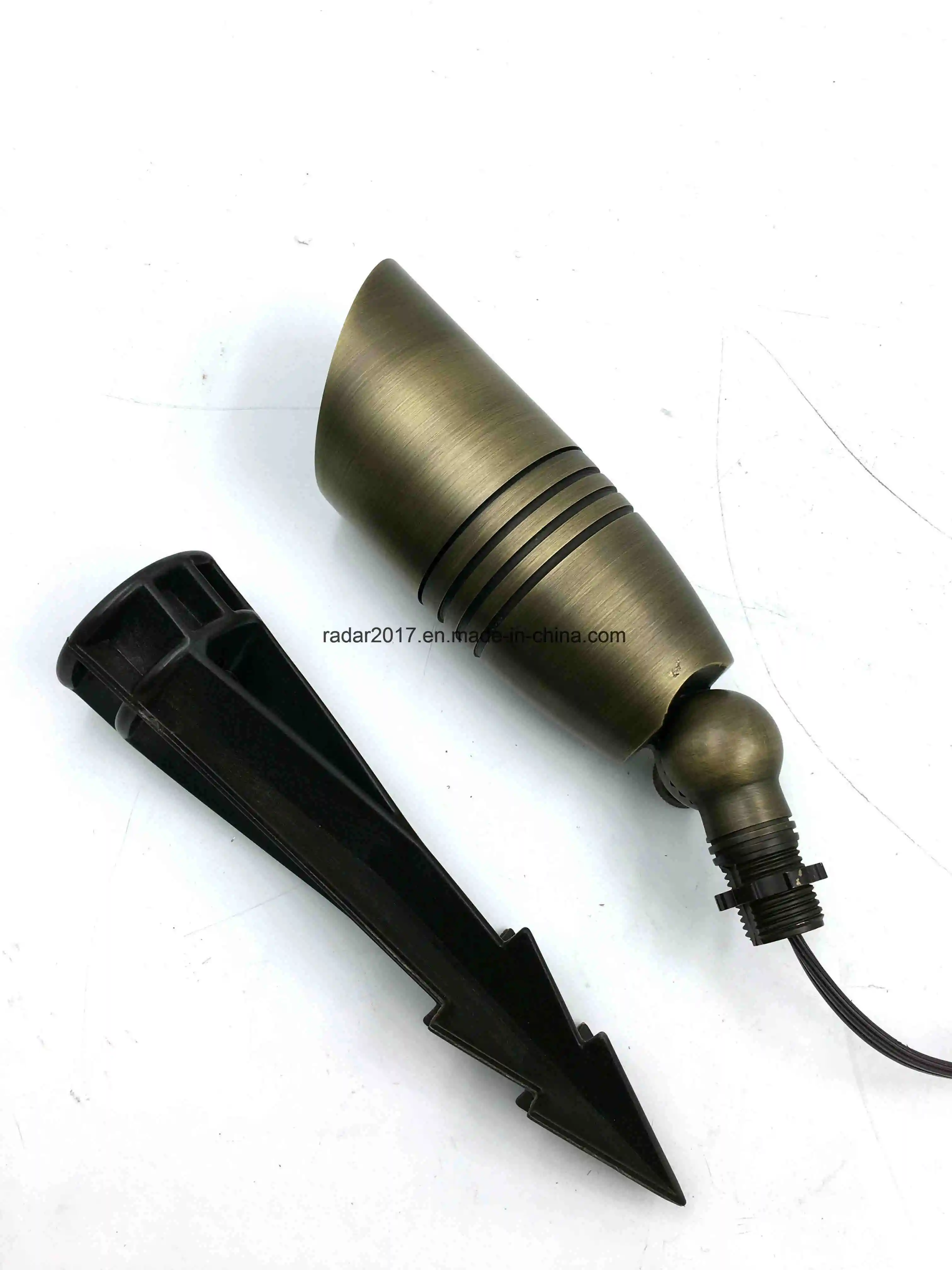 Bronze Brass Outdoor Landscape Lighting Fixtures Low Voltage