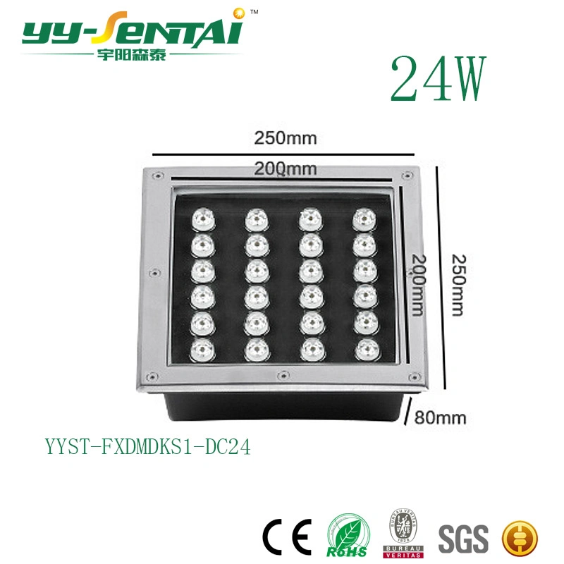 Square LED 24W IP65 Waterproof LED Underground Light