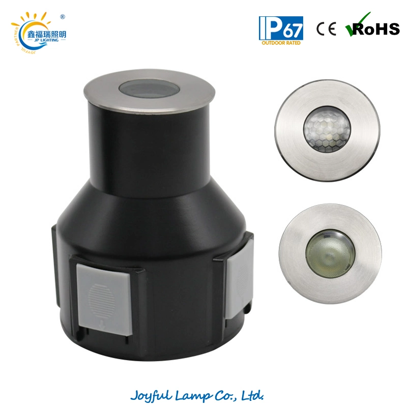 IP67 1W 2W 3W LED Underground Lights Underground Step Lights RGB LED Desk Lights Asymmetrical LED Non-Ground Lights with Frosted Glass/Honeycomb Shutters Optional