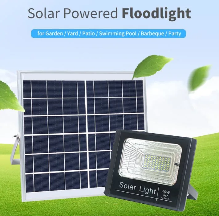 196 LED Solar Light Night Sensor Solar Spot Light Outdoor LED Flood Light 100W