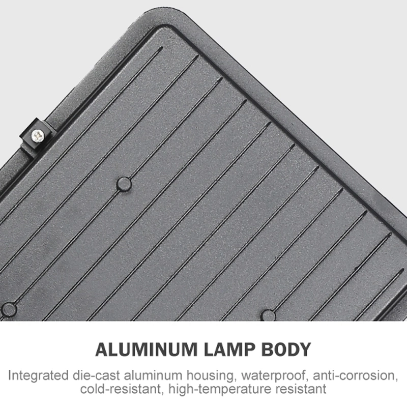 One Arm Village 60W 100W 150W 200W Aluminum High Lumen Lighting Outdoor Light Lamp Energy Saving Electric Home System Solar LED Flood Light Street Light