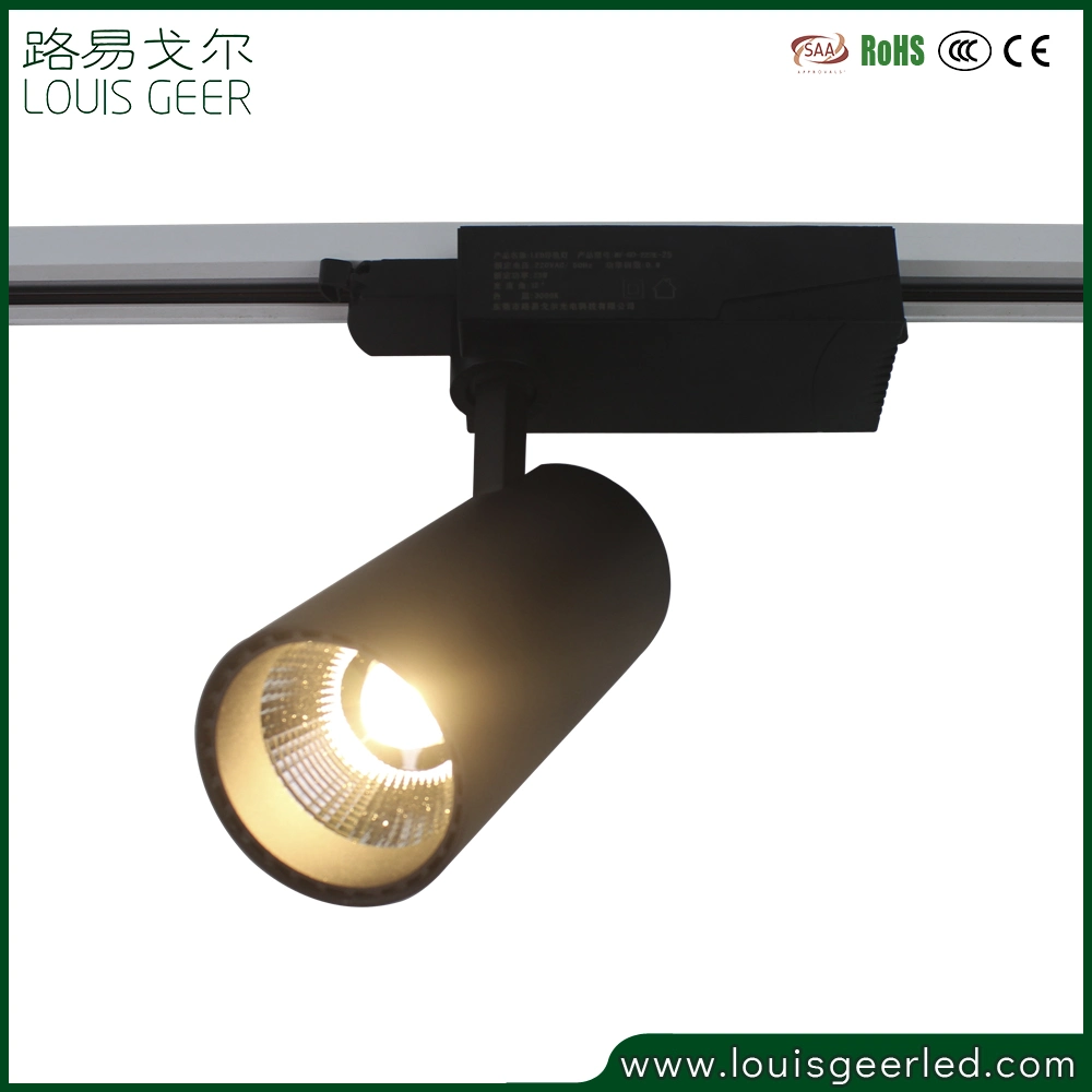 Omni-directional Rotatable Black LED Spotlight COB 25W LED Track Light