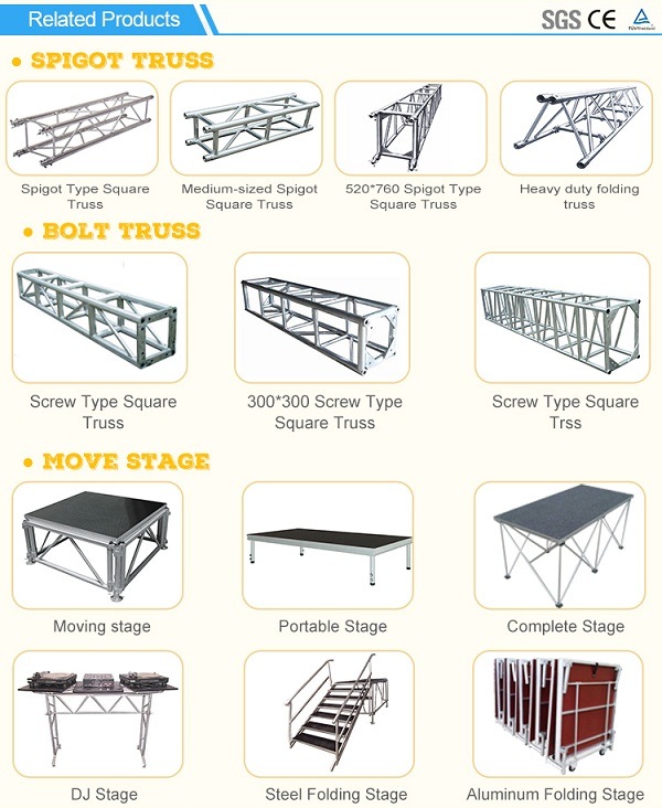 Cheap Price Round Curved Circular Ground Support Aluminum Truss Stand