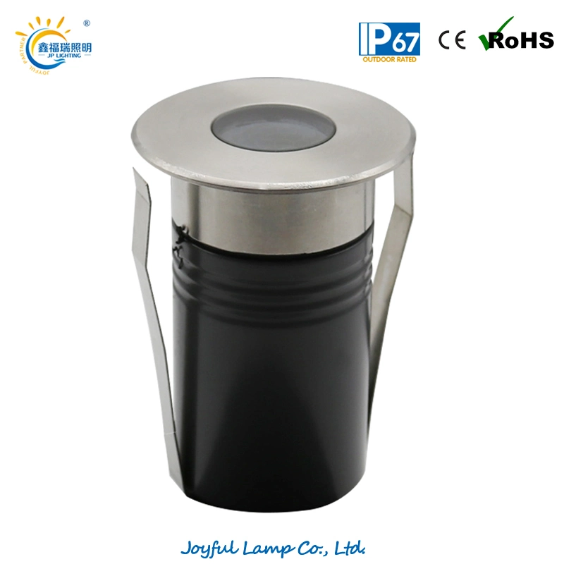 Stainless Steel LED Underground Light IP67 LED Deck Light 1W 2W 3W 4W LED Underground Light Dimmable Outdoor LED Up Light Square Ingroud Up Light