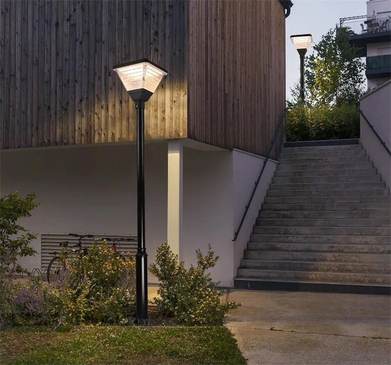 New Design Outdoor LED Lamp IP65 LiFePO4 Battery Solar Lawn Garden Lights