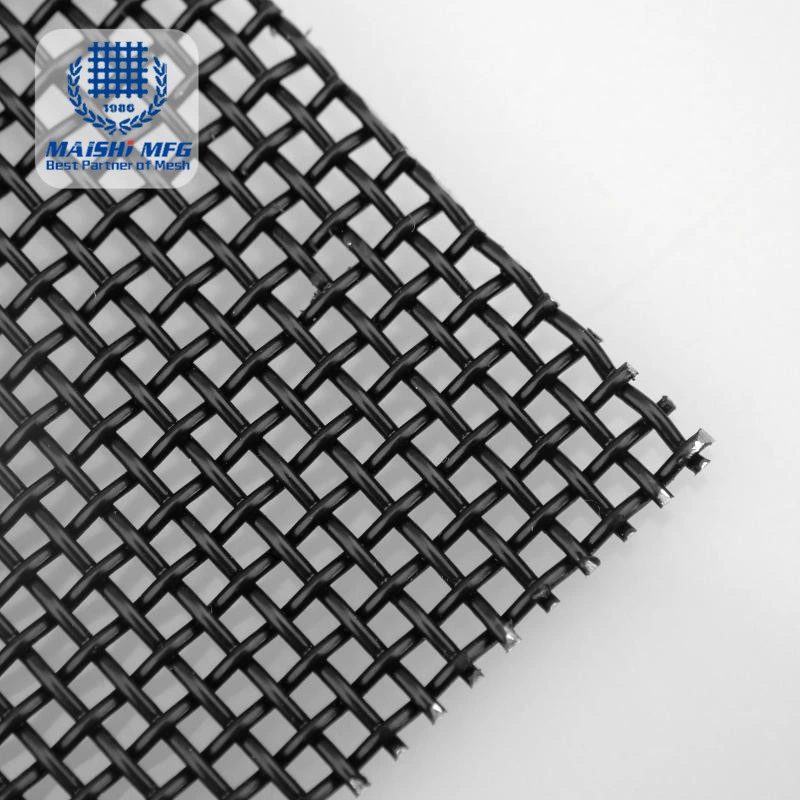 SS316 Marine Grade 0.8mm Black Coated Stainless Steel Mesh