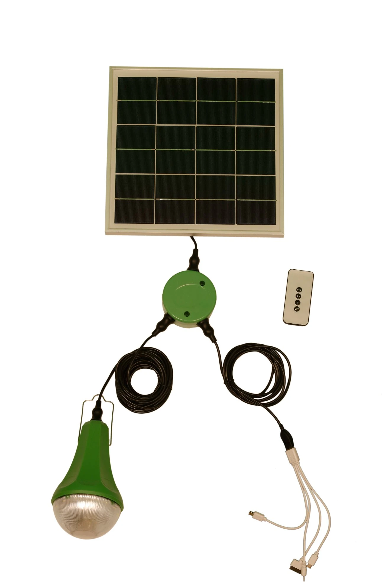 High Power Solar Home Lighting System Solar Lighting Kit with 3 Piece Solar Lights Global Sunrise