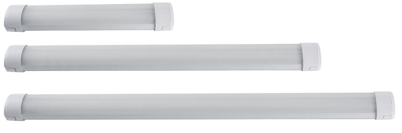 Flicker Free 600mm 2FT 30W 130lm LED Tri-proof Linear Lighting Fixture with 1-10V Dimmable