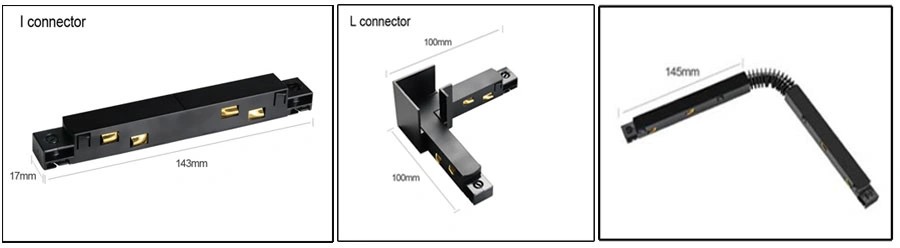 New Magnetic Attraction Combination Lighting LED Track Light Aluminum Track Lighting Rail Spotlights