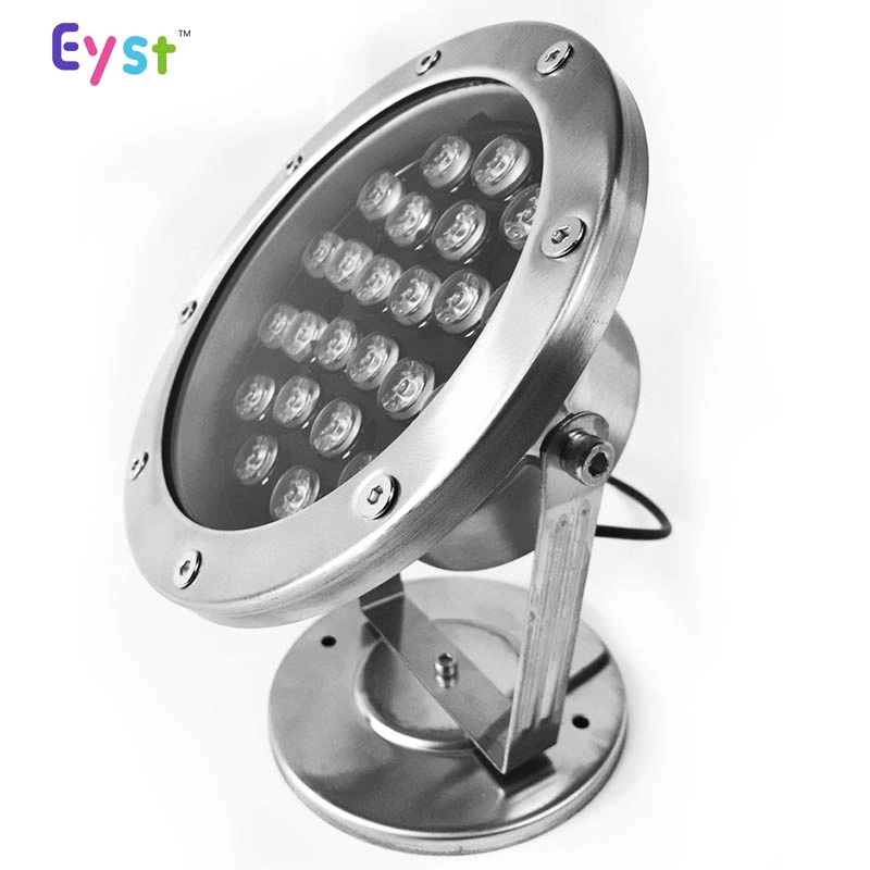High Quality Waterproof IP68 LED Underwater Lighting Round RGB Stainless Steel LED Underwater Lighting for Swimming Pool