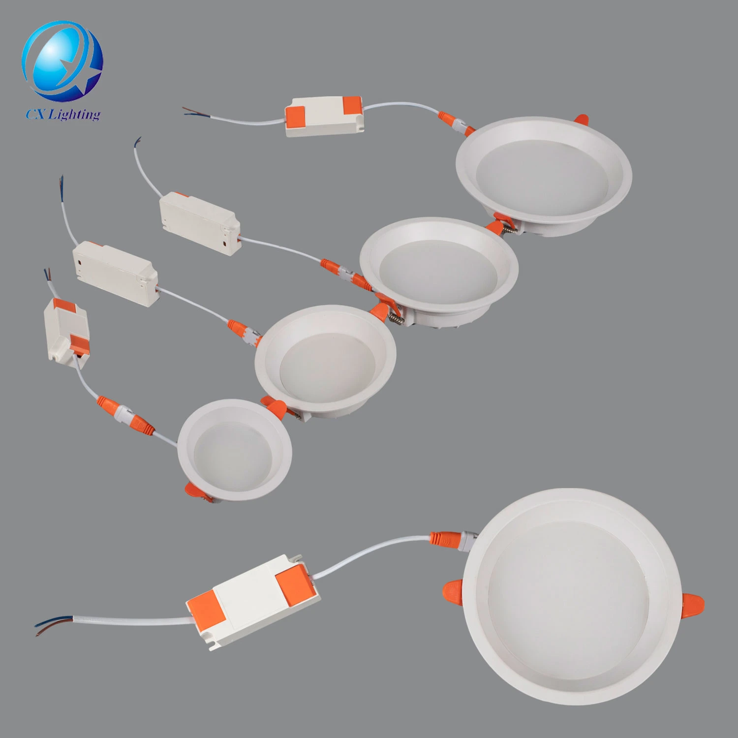 Indoor Ceiling Light Round 45W LED Panel Recessed LED Lighting LED Recessed Downlight