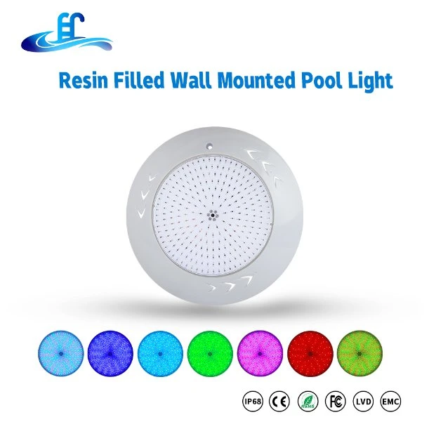 Light source is glued IP68 LED swimming pool underwater light LED swimming pool light