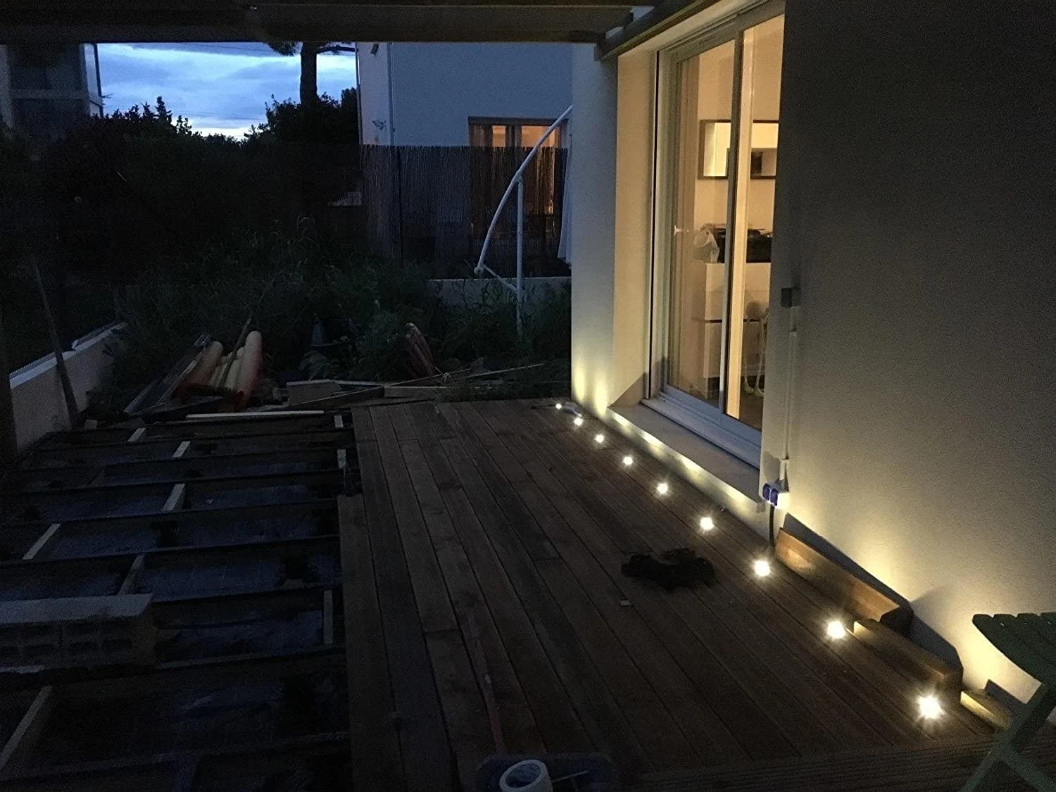 1W RGB Smart Small Round LED Deck Garden Light PRO Style Light Decorative Path Landscape Light, Light Kit