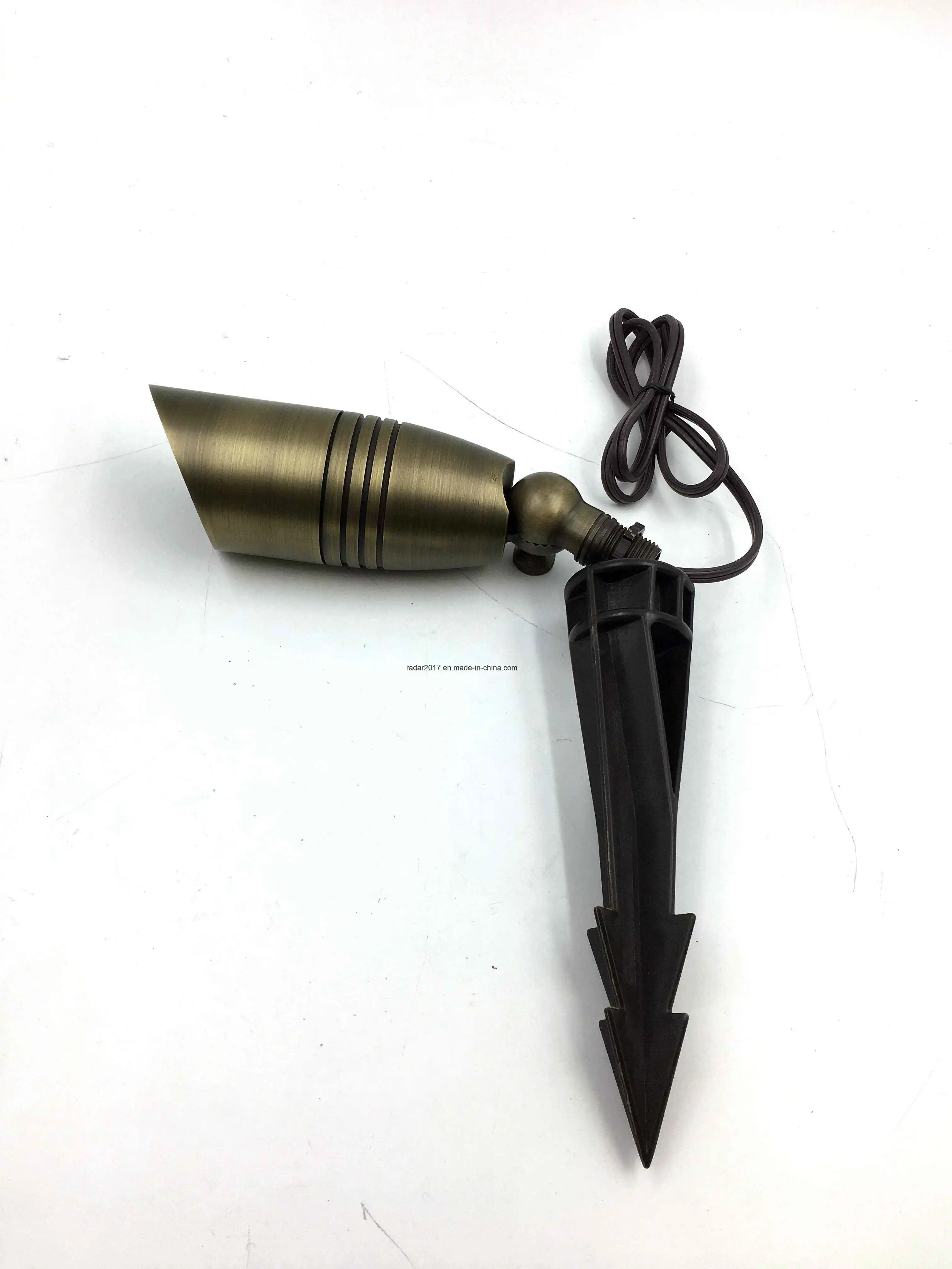 High Quality Antique Brass Spotlight Outdoor Garden Light Landscape Lighting Fixture