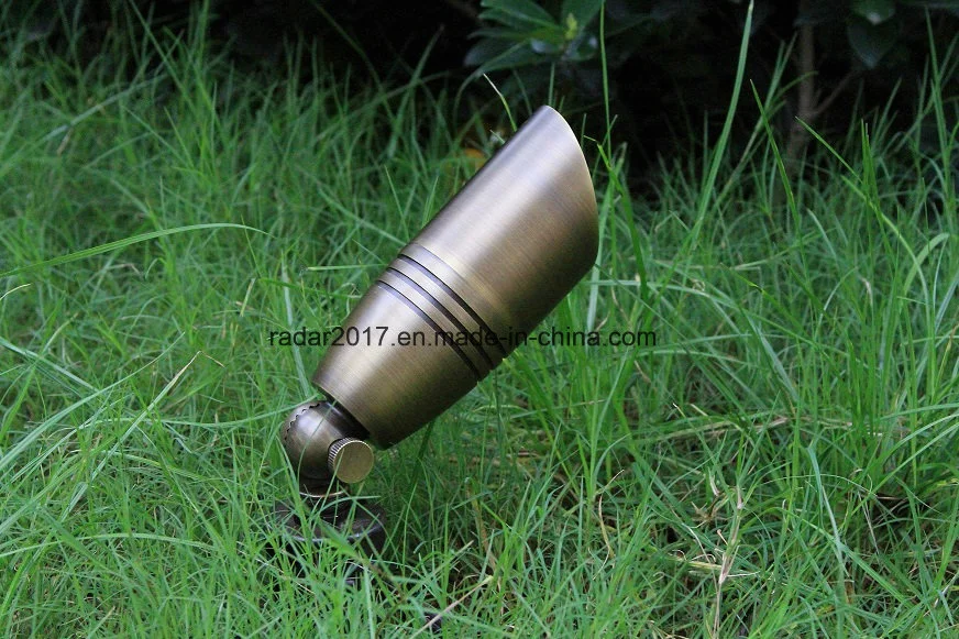High Quality Antique Brass Spotlight Outdoor Garden Light Landscape Lighting Fixture