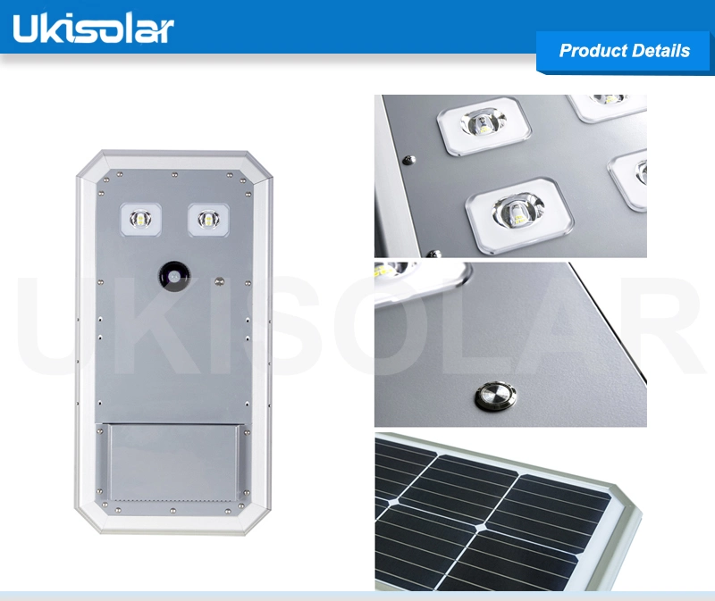 Ukisolar Evergreeno Free Maintenance All in One 30W Outdoor Lamp Solar LED Street Light Lighting Lamps