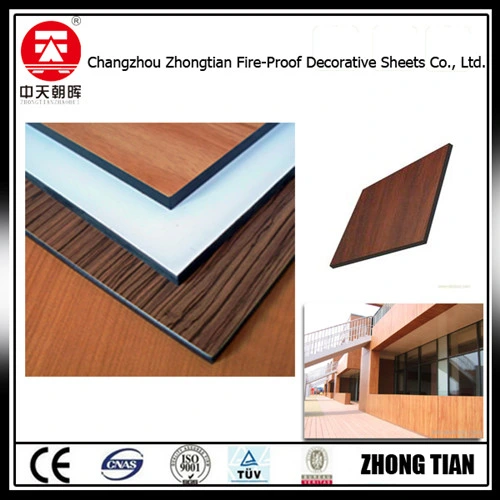 Exterior wall border with outer panel for outdoor use
