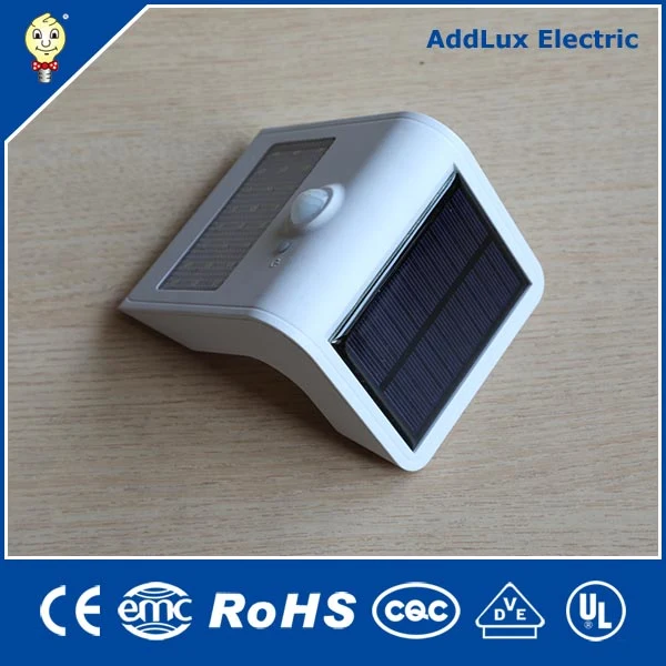 Ce UL Saso Cool White 6W Body Sensor LED Solar Garden Light Made In China For Outdoor, Street, Park, Emergency, Exterior Lighting in Best Dealer Factory