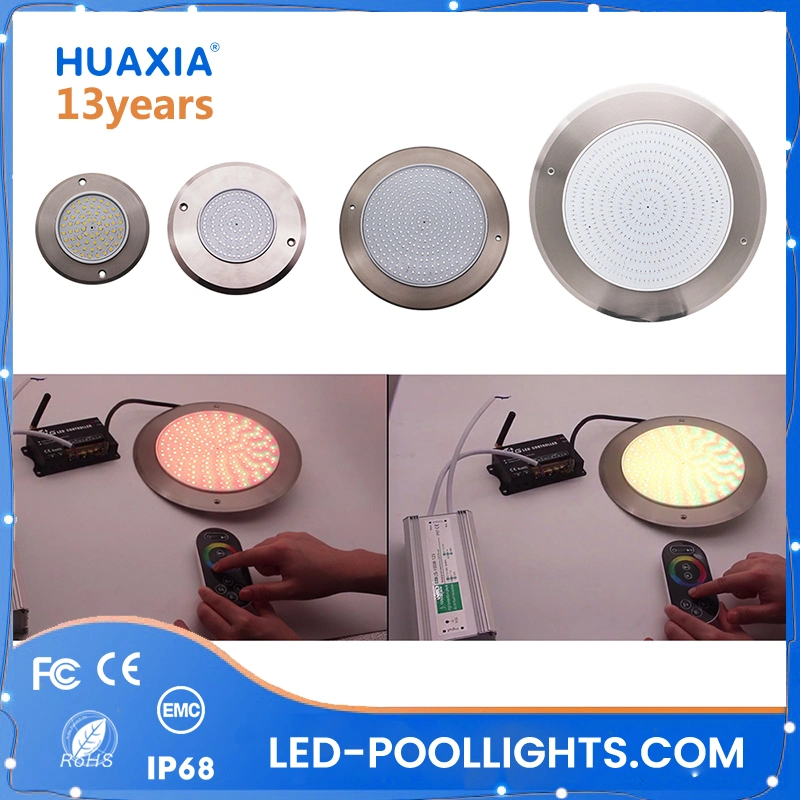 Huaxia LED Underwater Light 8mm 35W 12V LED Swimming Pool Lights for Concrete/Liner/Vinyl Pool