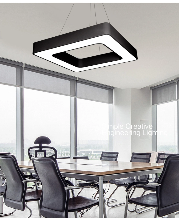 800*800 mm Office Lighting Square Shape LED Linear Lighting with Different Colors