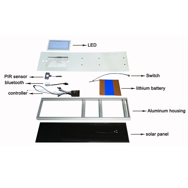 Outdoor Lighting 300W Smart Lighting System Smart Solar Street Light