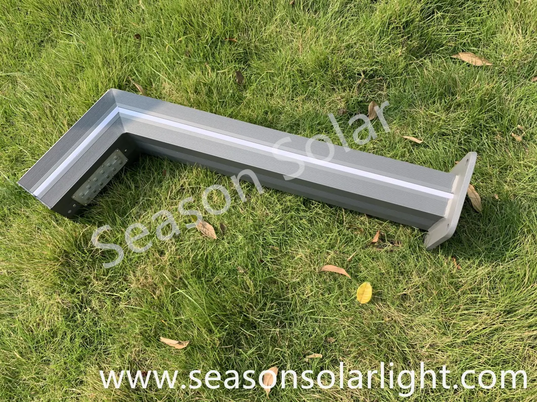 High Lumem Portable Outdoor LED Lighting Fixture Solar Garden Light with Blue LED Strip Lighting