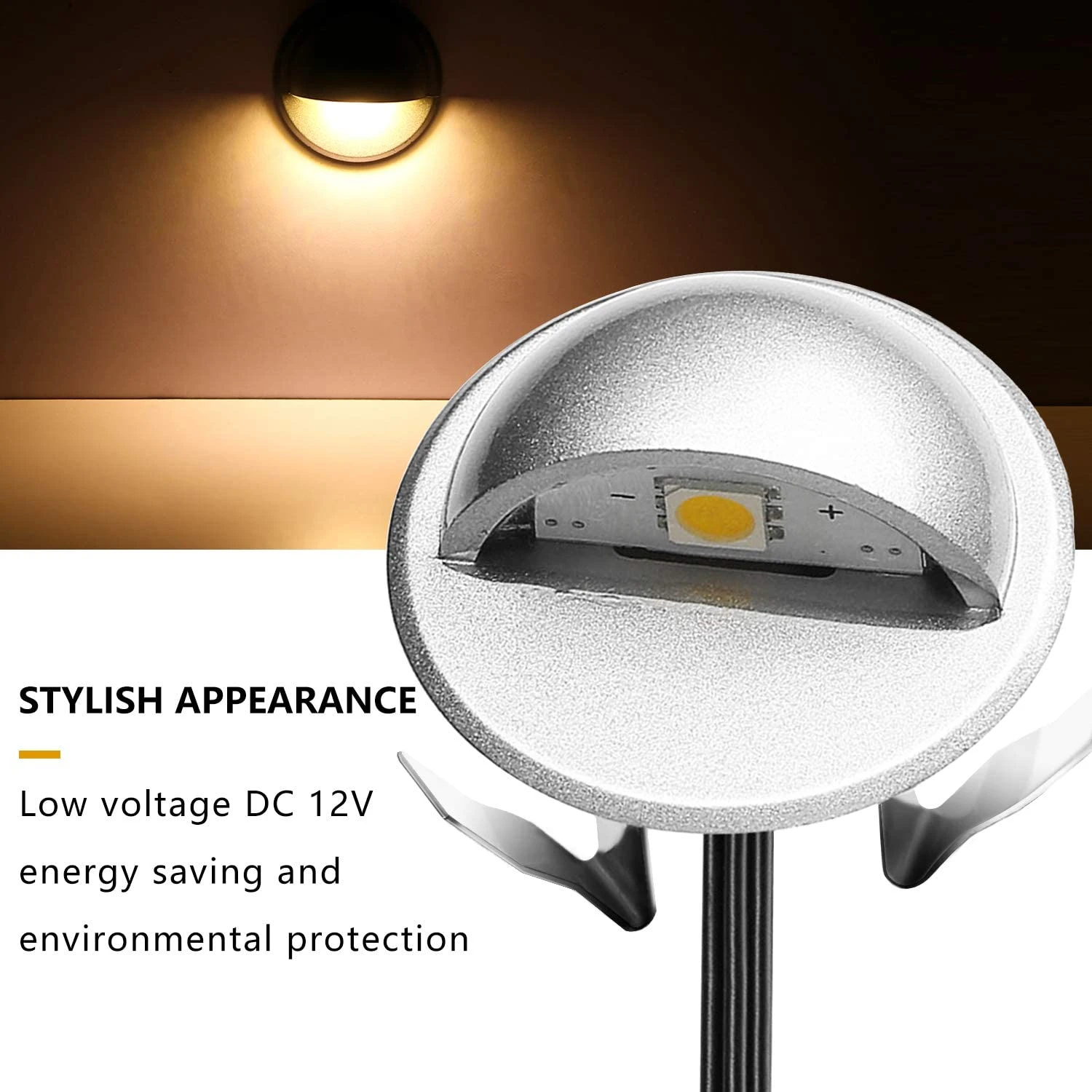 10 Pack Outdoor Deck Lighting Low Voltage Deck Lighting Deck Railing Solar Lighting