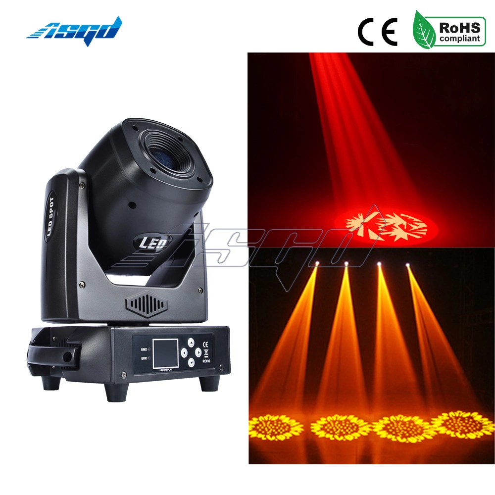 LED Moving Head Light 100W Stage Spotlight DMX DJ KTV