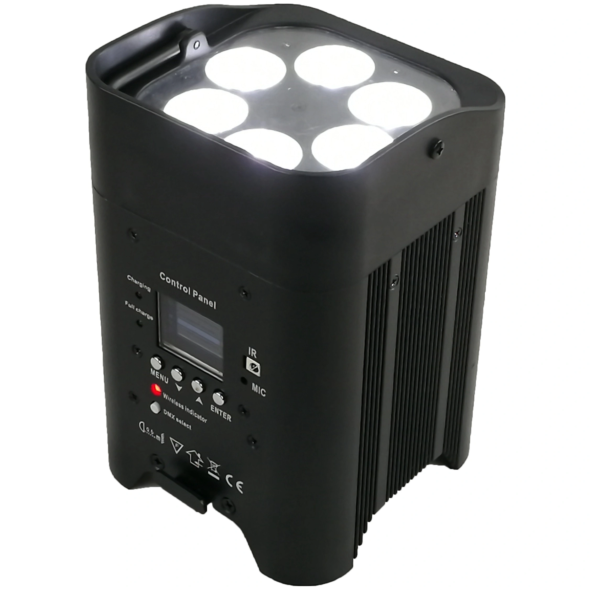 Professional 6X18W 6 in 1 Hex LED Battery Powered Wireless Wifly Lighting