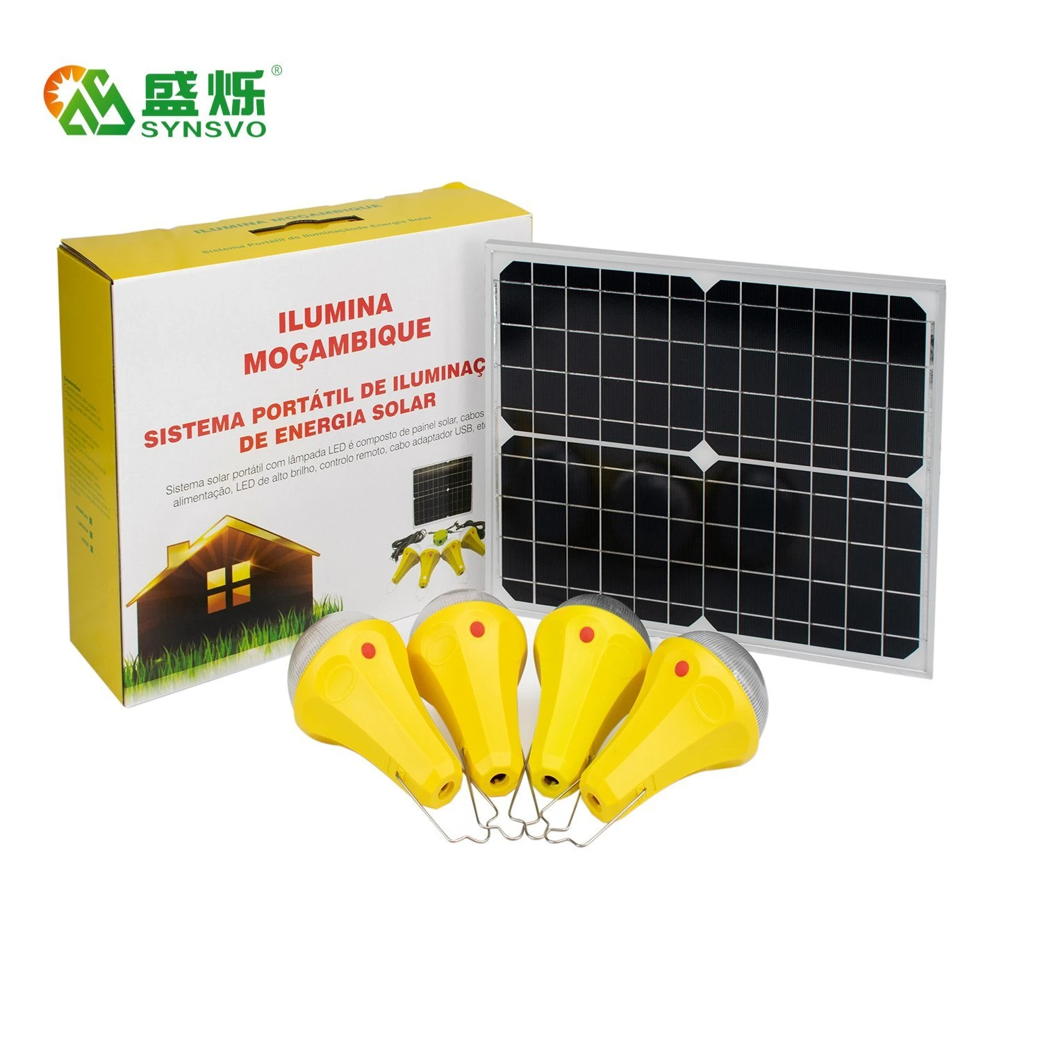 LED Lights Outdoor Lighting Solar Lights with 4PCS Lights