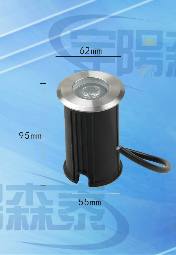 LED High Power Underwater Spotlights Park Pool Square Fountain Lights Waterproof Colorful 7W LED Underwater Lights for Pool