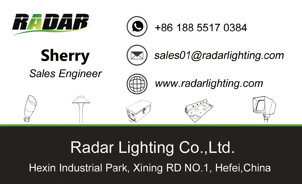 Brass Lighting Fixture LED Floodlight Residential Lighting Garden Light energy Saving Light
