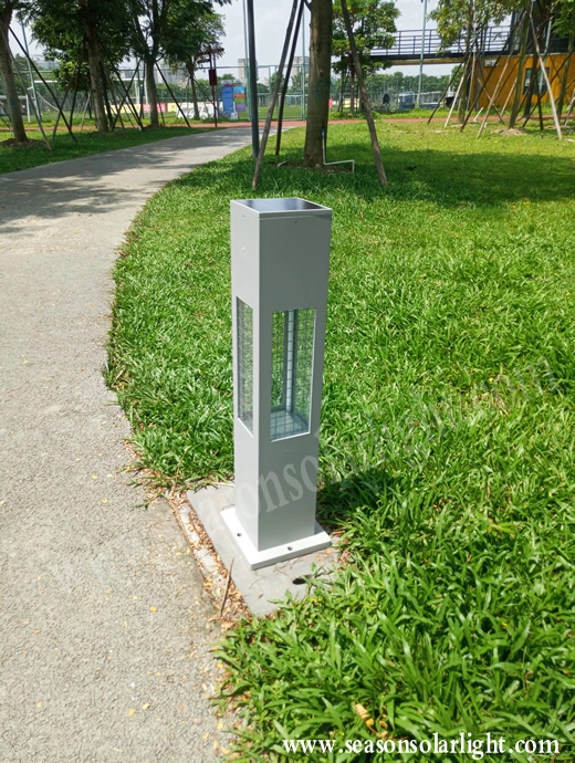 China Lighting Dealer LED Outdoor Walkway Lighting Solar Garden Light with Warm Color + White LED Lighting
