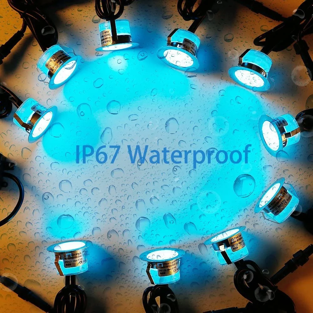 6PCS 8PCS 10PCS/Set LED Lights For Deck Steps Amazon LED Deck Lights Recessed LED Deck Lights