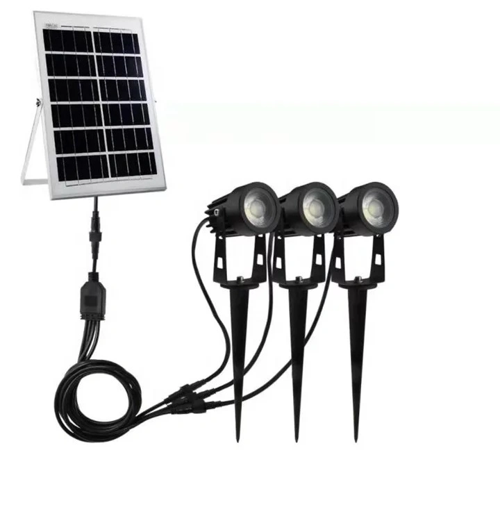 Heap Stainless Steel Glass 10 Packs Solar Landscape Lights, Outdoor Pathway Lights LED Pole Light Solar LED Lawn Light