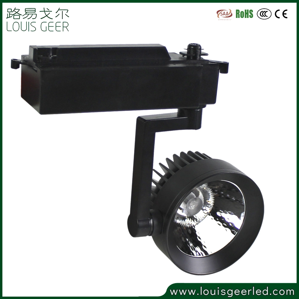 Omni-directional Rotatable Black LED Spotlight COB 12W 15W LED Track Light