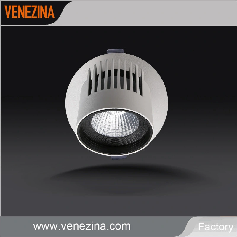 Commercial LED Lighting Adjustable 358 Degree Rotating Around The Vertical Axis COB LED Downlight